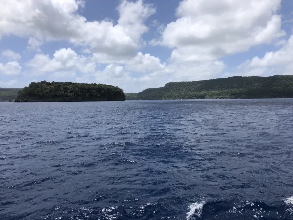 Our First View of Tonga.