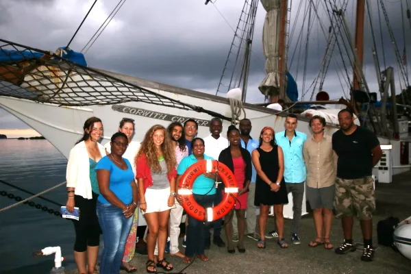 Alligator Head Foundation guests join us for a tour of the ship