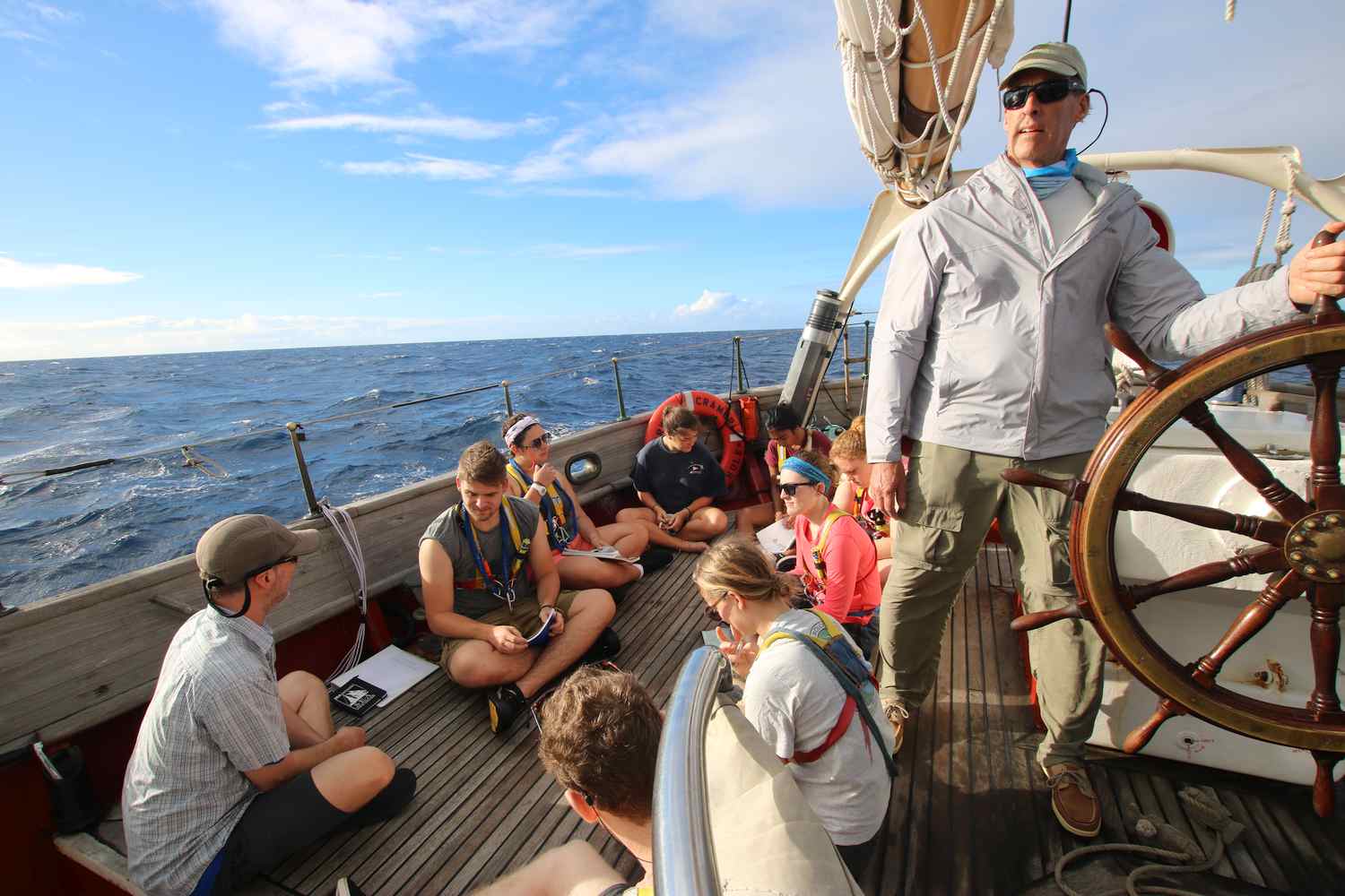 Atlantic history hour for C watch with Craig—our favorite maritime studies professor