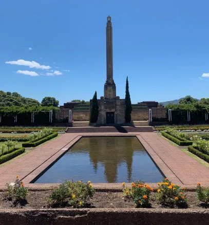 The Michael Joseph Savage Memorial, located in the Ngati Whatua Orakei grounds.