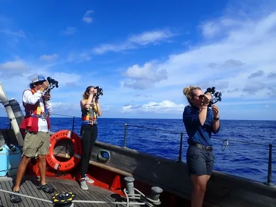 Allen, Kayla, Captain Allison: Cel Nav Lesson day! Shooting LAN