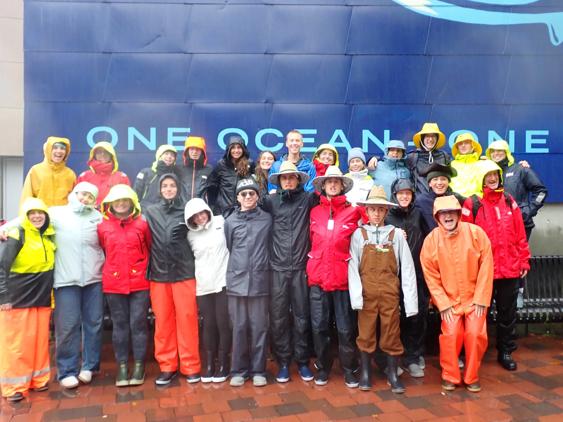 Near end of Field trip: All Students/PA Crew and Craig