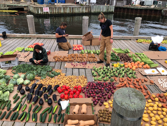 Produce day for the Cramer.