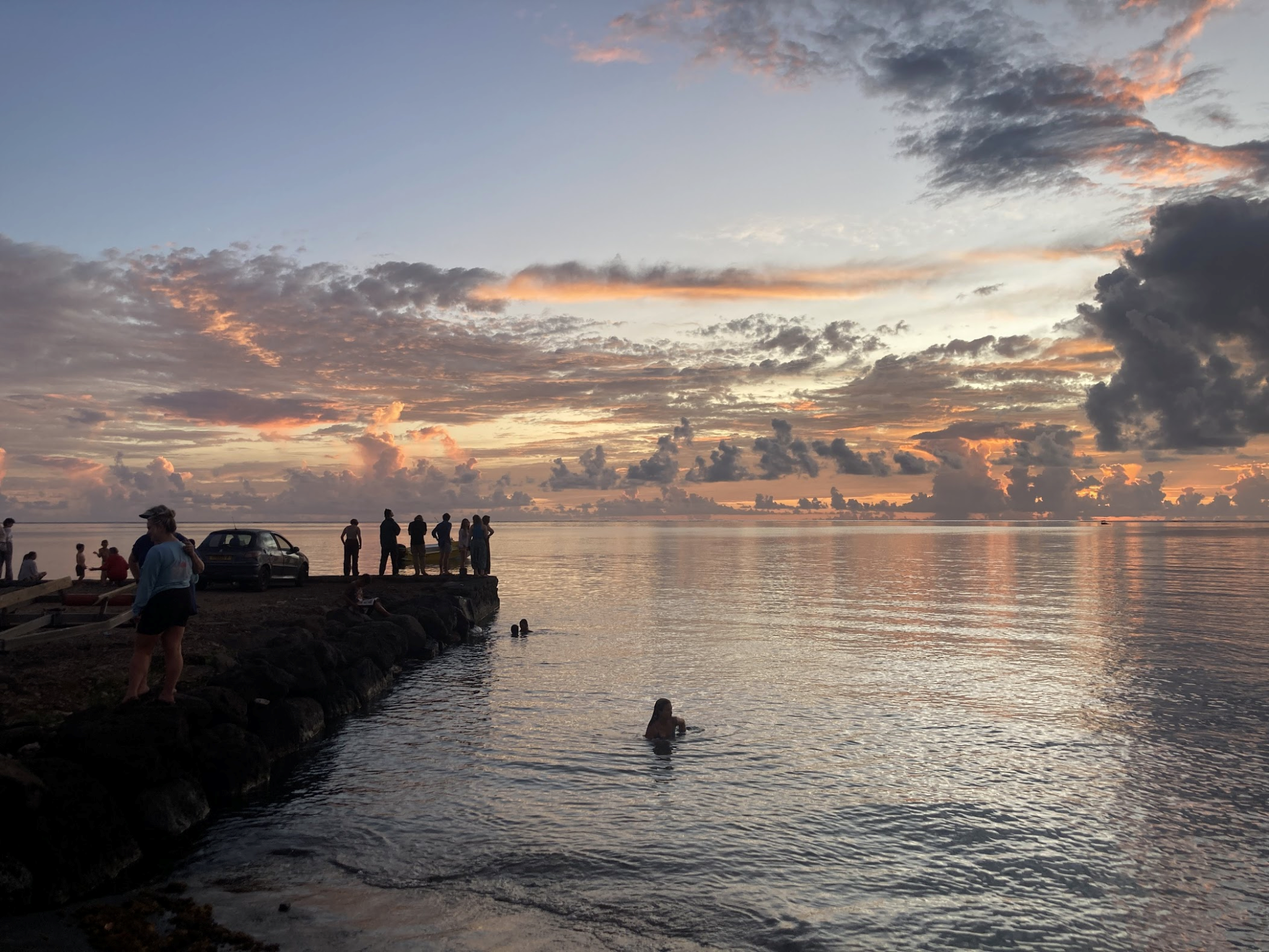 Sunset in Moorea