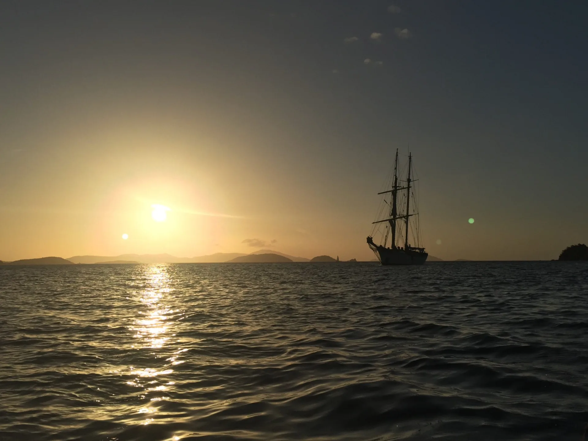 SSV Corwith Cramer at sunset